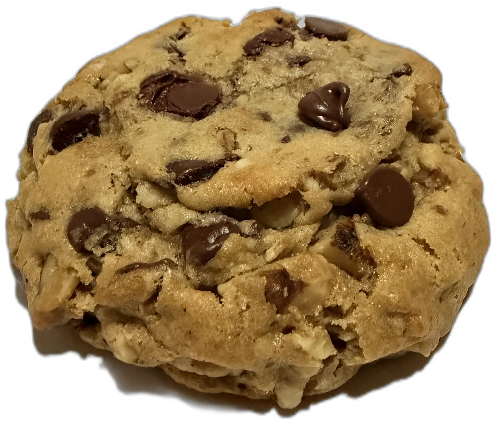 Bakery Style Chocolate Chip Cookie with Walnuts